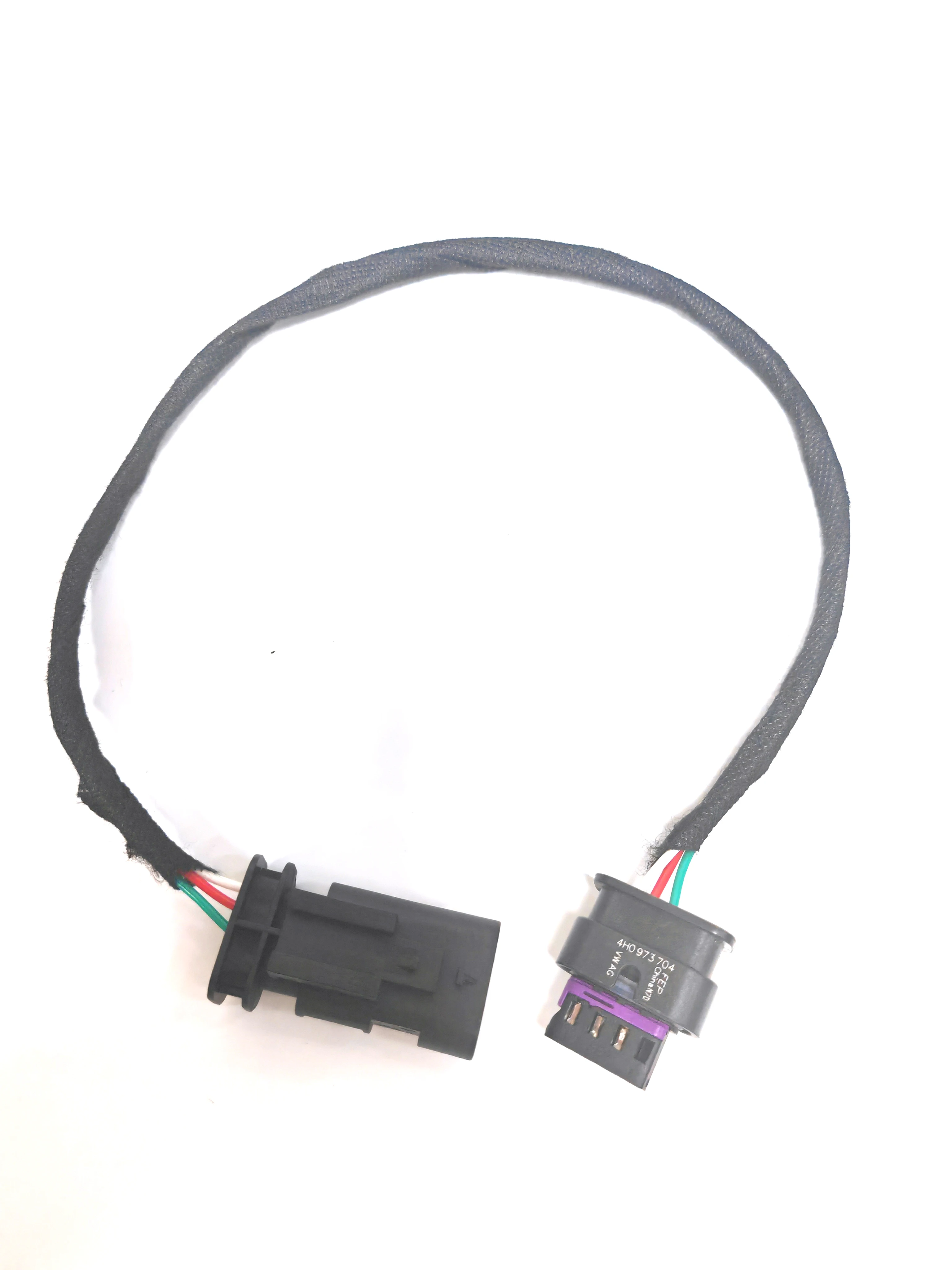 B MW exhaust pipe electronic valve motor thread lossless line extension line motor wiring harness plug 4-hole 3-wire