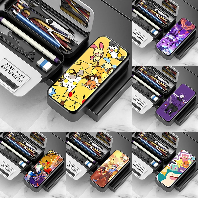 

Pikachu Stationery Box 3D Pencil Case Cute Large Capacity Storage Multifuntion Pencil Box School Supplies for Kid Gifts