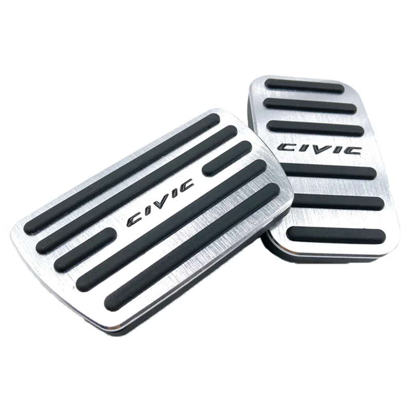 Car Foot Pedals for Honda Civic HEV FE 11th 2022 2023 Gas Accelerator Brake Stainless Steel Non-slip No Drilling Pedal Cover Pad