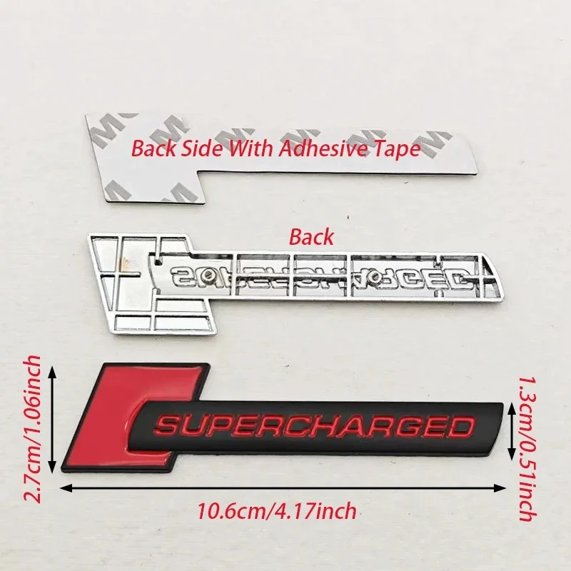 For Land Rover Range Rover Supercharged Audi A3 A4 A5 A6 Q3 Q5 Q7 RS S3 S4 S5 S6 S8 Car Stickers Emblem Sport Auto Badge Decals view 3