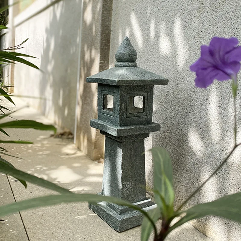 HYS Outdoor Japanese Buddhist Objects Chinese Zen High Homestay Home Garden Crafts Ornaments