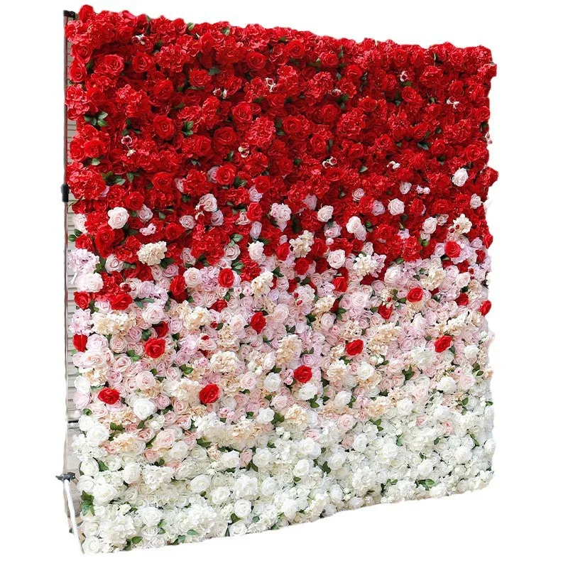 

Three-dimensional gradual change simulation, background wall, wedding, decoration, props Internet celebrity decoration