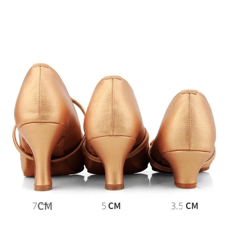 XIHAHA New Modern Dance Schuhe Frauen Mädchen Standard Tanzen Schuhe Mit Hohen Absätzen Ballsaal Latin Dance Schuhe für Frauen 3,5 5 7CM Ferse