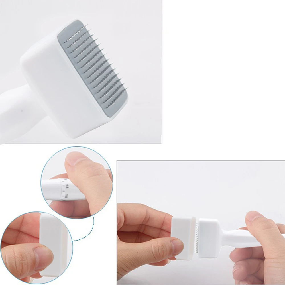 1 Stuks Derma Stempel Roller 140 Verstelbare Naald Micronaald Derma Rolsysteem Demaroller Microneedling Therapie Haargroei