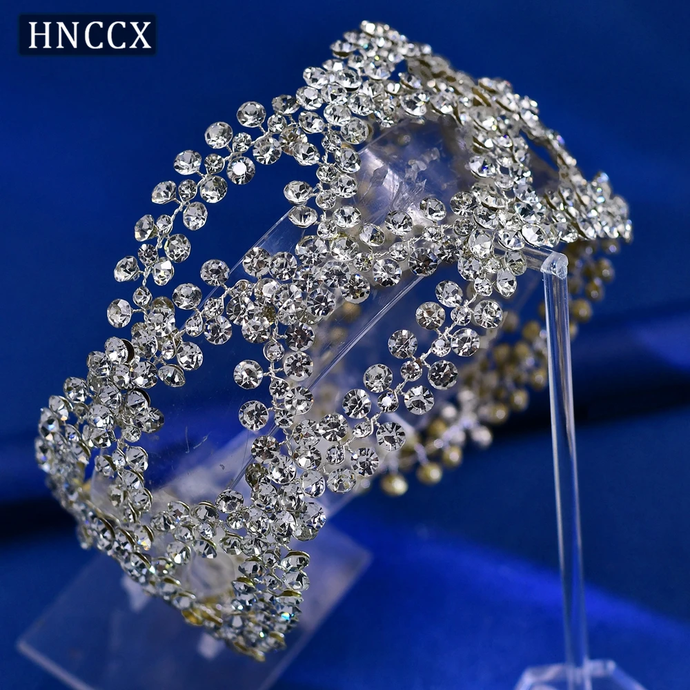 HNCCX-Handmade Bridal Headband, Strass, Acessórios para o Cabelo Do Casamento, Brilhante Cadeia De Cristal, Headwear para a Princesa Festa, CP243