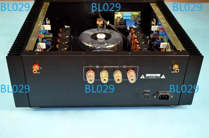 AM-90 Audiophile HiFi Pure Post-stage Power Amplifier, , Gold Sealed Tube Double Parallel 8 Tube Class A