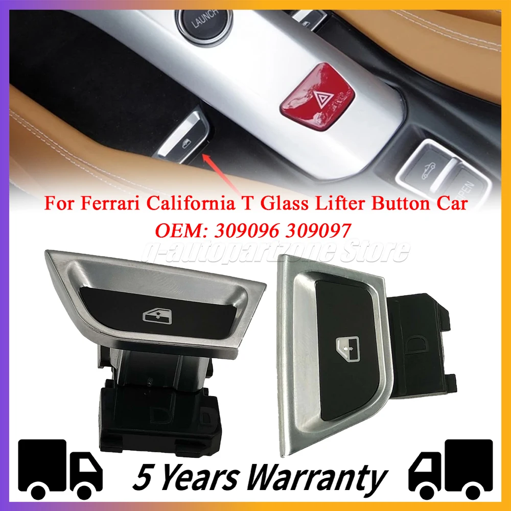 New 309097 For Ferrari California T Glass Lifter Button Car Electric Window Switch With Supporter Right 309096