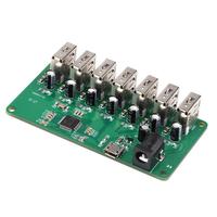 USB HUB Splitter 1 to 7 Port USB Hub Seven Port USB Splitter Module with Power Supply USB 2.0 Expansion