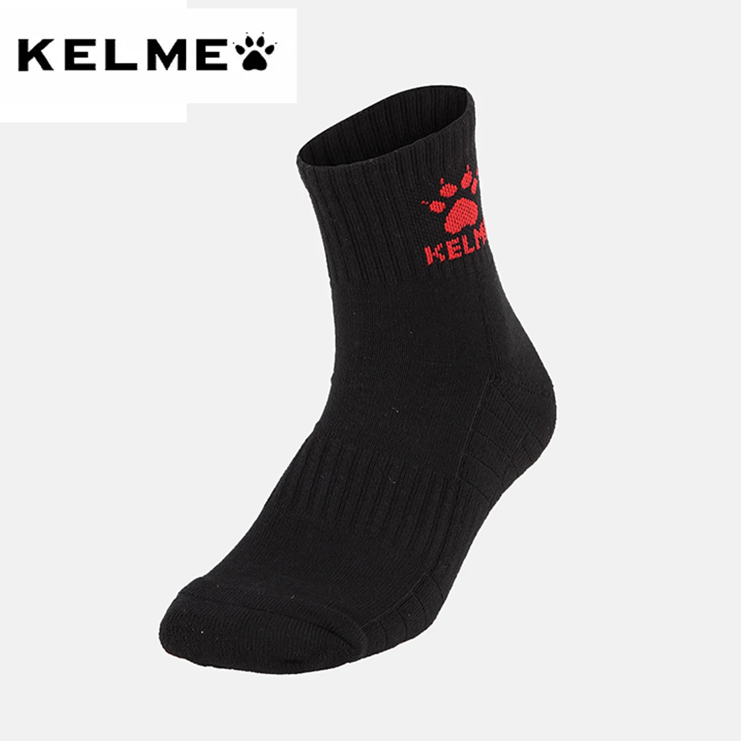 KELME Professional Sports Cotton Socks Breathable Sweat Absorbing Basketball Socks Exercise Fitness Men\'s Cotton Socks K15Z907