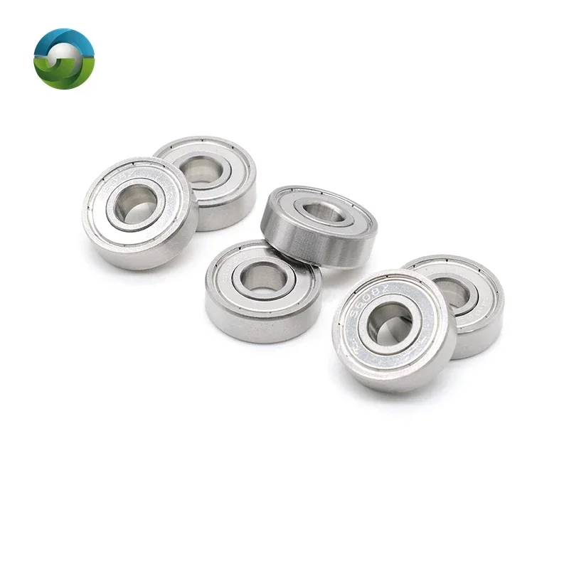 2PCS 608ZZ High Temperature Ball Bearing 8X22X7 mm 500 Degrees Celsius Bearings