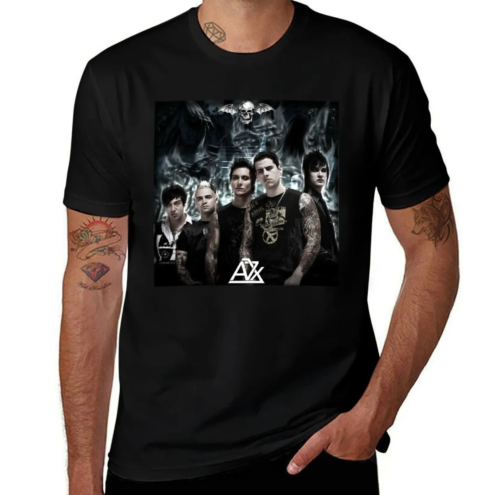 Avenged Sevenfold Band T-Shirt Utility Work Short Sleeve Top T-Shirt