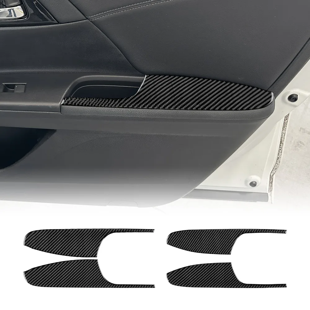 

Защитный чехол на подлокотник двери автомобиля из углеродного волокна с модификацией украшения рук для Honda Accord Sedan 2013-2017