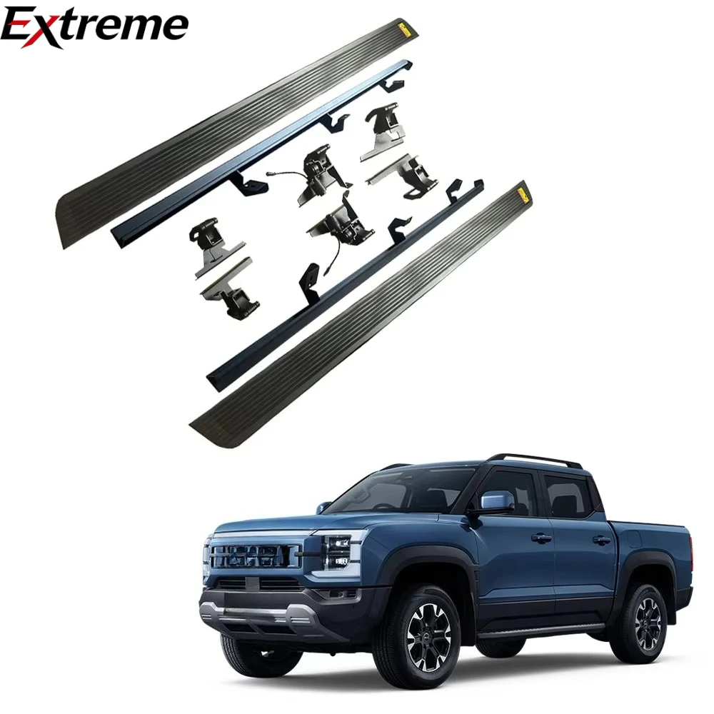 

WJ Super Price LED Lights Car Padel SideSteps Electric Retractable Running Boards for BYD Shark