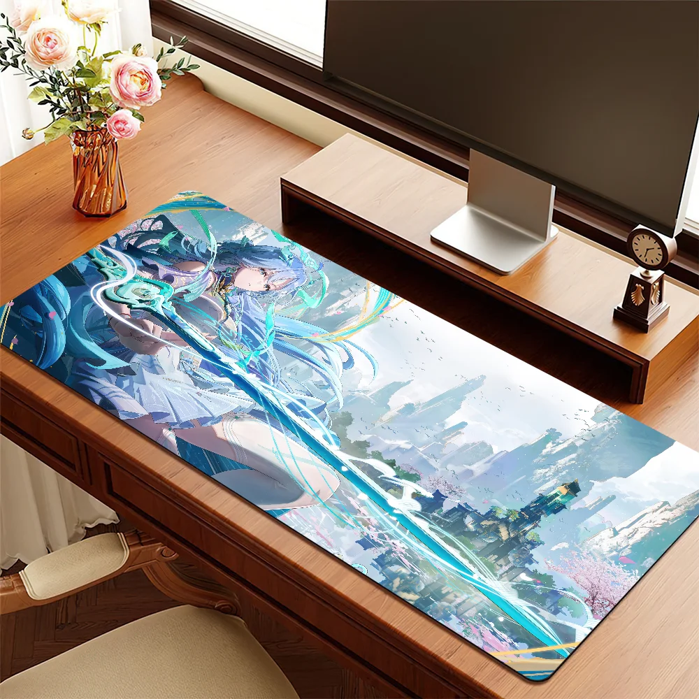 QingXiao Wuthering Waves Mouse Pad Non-slip Thickened MousePad Writing Lockedge Office Student Gaming Cushion Large