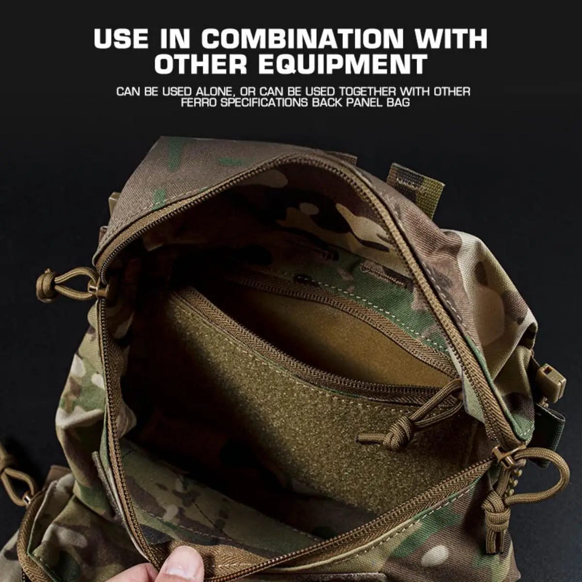 Panel trasero modular V5 PC con almacenamiento MOLLE - imagen 3