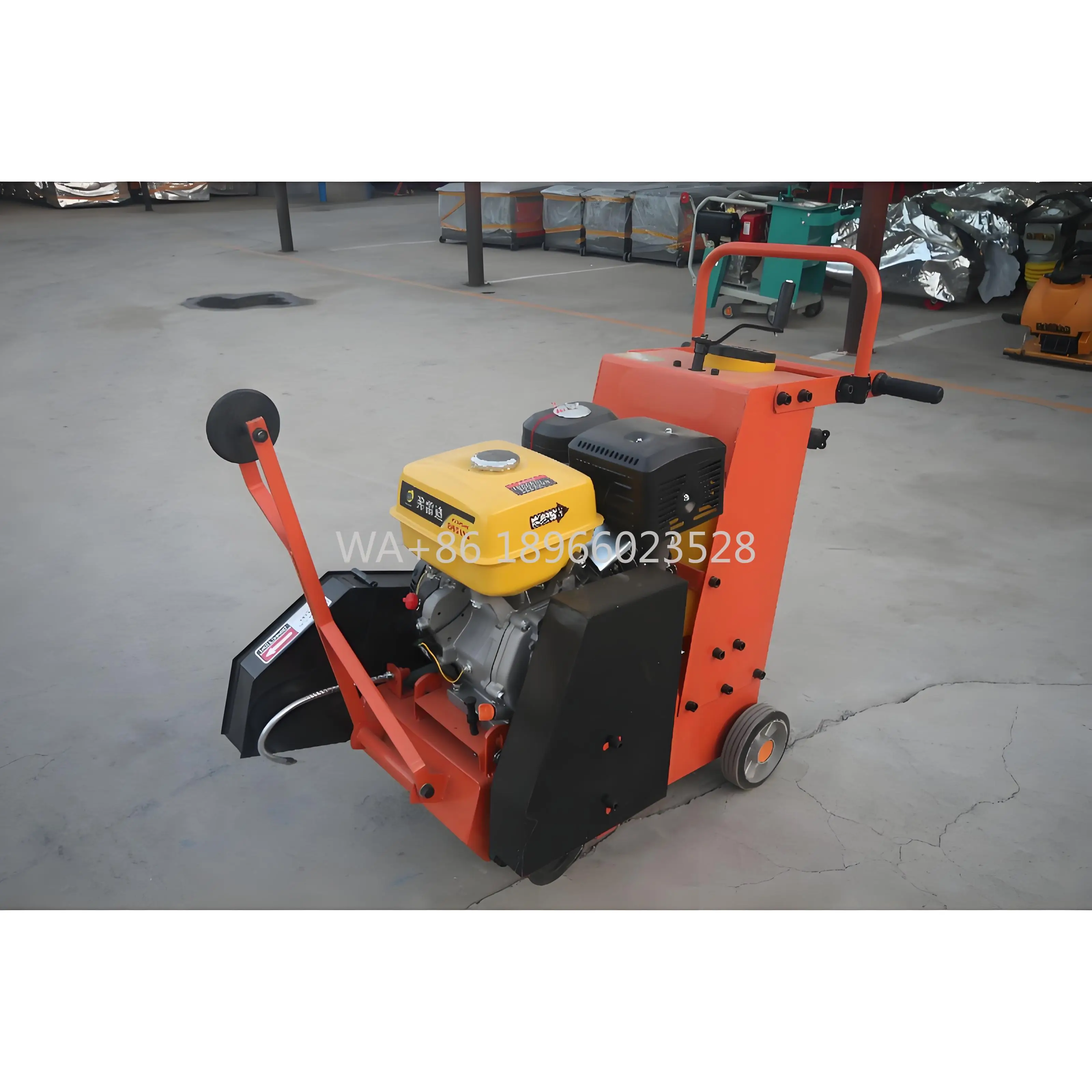 

Road Concrete Cutting Machine 45L Water Tank Capacity Double Blades Road Cutter Machine