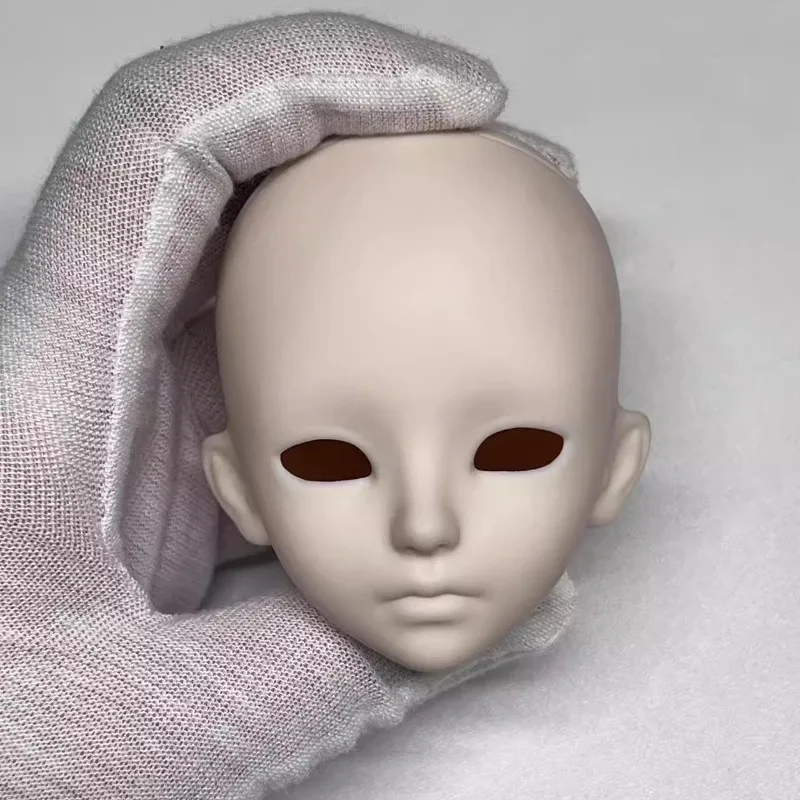 4 Points BJD Cartoon Doll Accessory Simple Head DIY Polymer Clay Animation Character Making Accessories Without Makeup Face