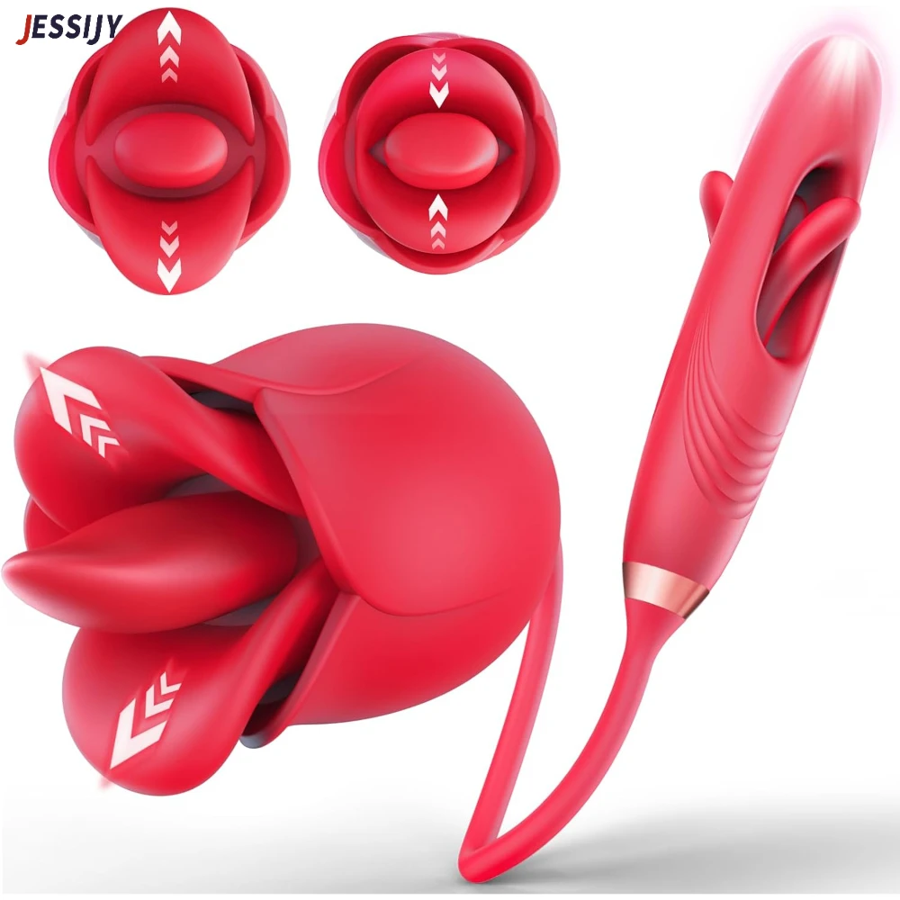 4IN1 الهزاز للنساء G بقعة هزاز ارتفع الجنس لعب ترفرف الكبار لعبة الجنس البظر محفز الحلمة VibraterToys للزوجين