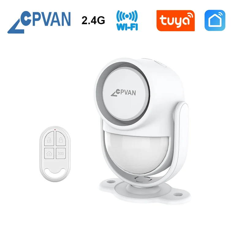 

CPVAN TUYA Wireless Smart Home Motion Sensor Alarm System For Home Burglary Security Protection Door & Window Sensor Detector