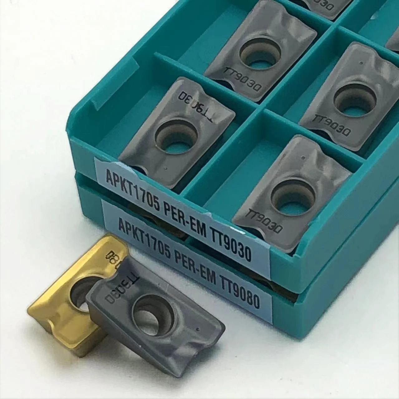 Tokarka CNC narzędzia, płytki frezarskie, 100% Original APKT1705PER -EM TT9030 TT9080 10pcs