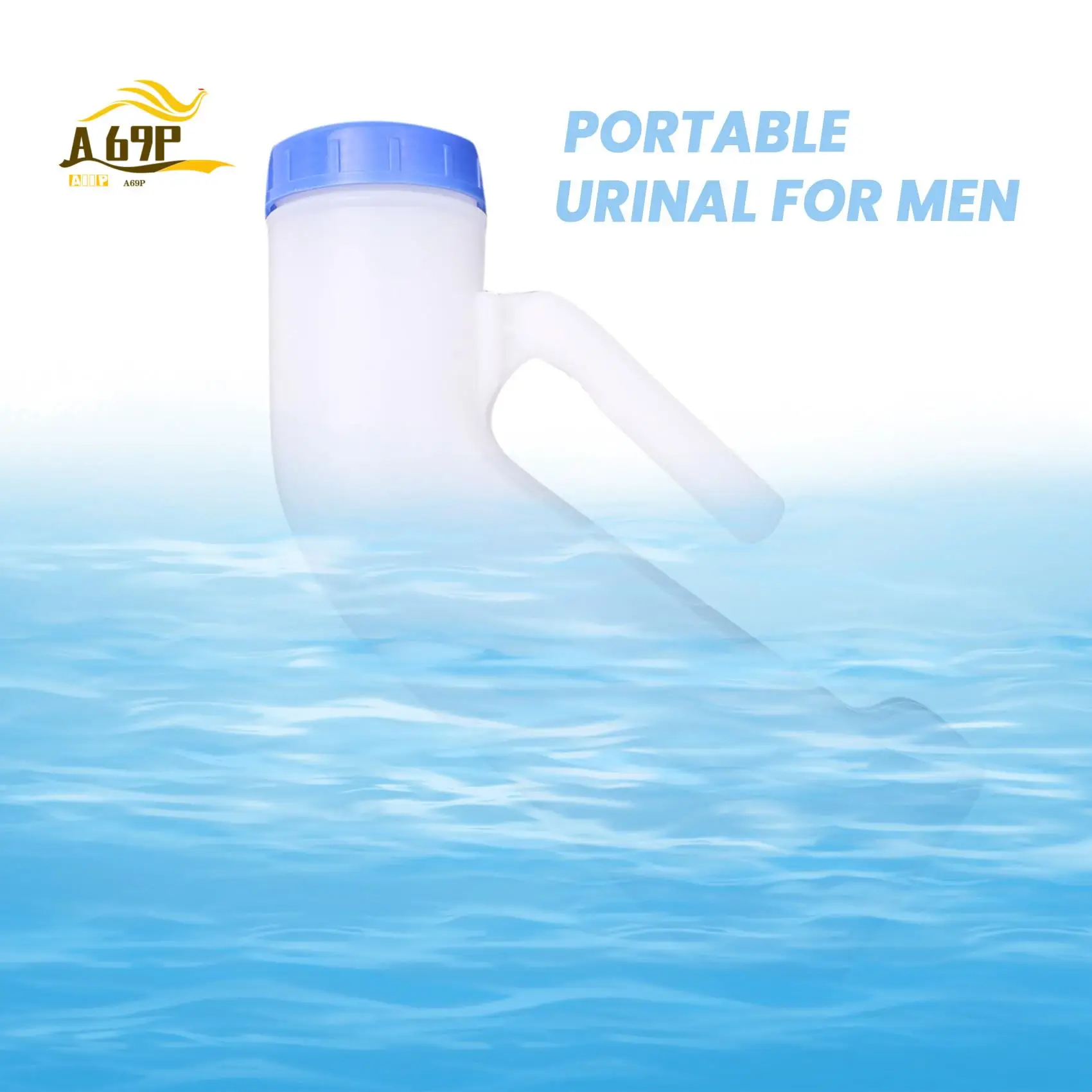 

A69P-2 упаковки унисекс, водонепроницаемый писсуар для мужчин и женщин с винтовой крышкой, воронка для писсуара для путешествий на открытом воздухе