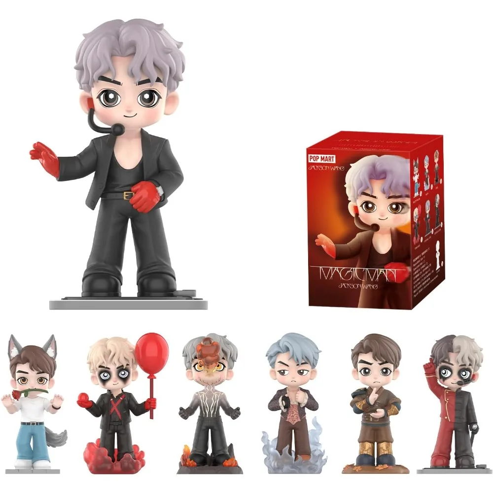 

MART Jackson Wang Magic Man Series Figures, Blind Box Figures, Random Design Action Figures Collectible Toys Home Decorations