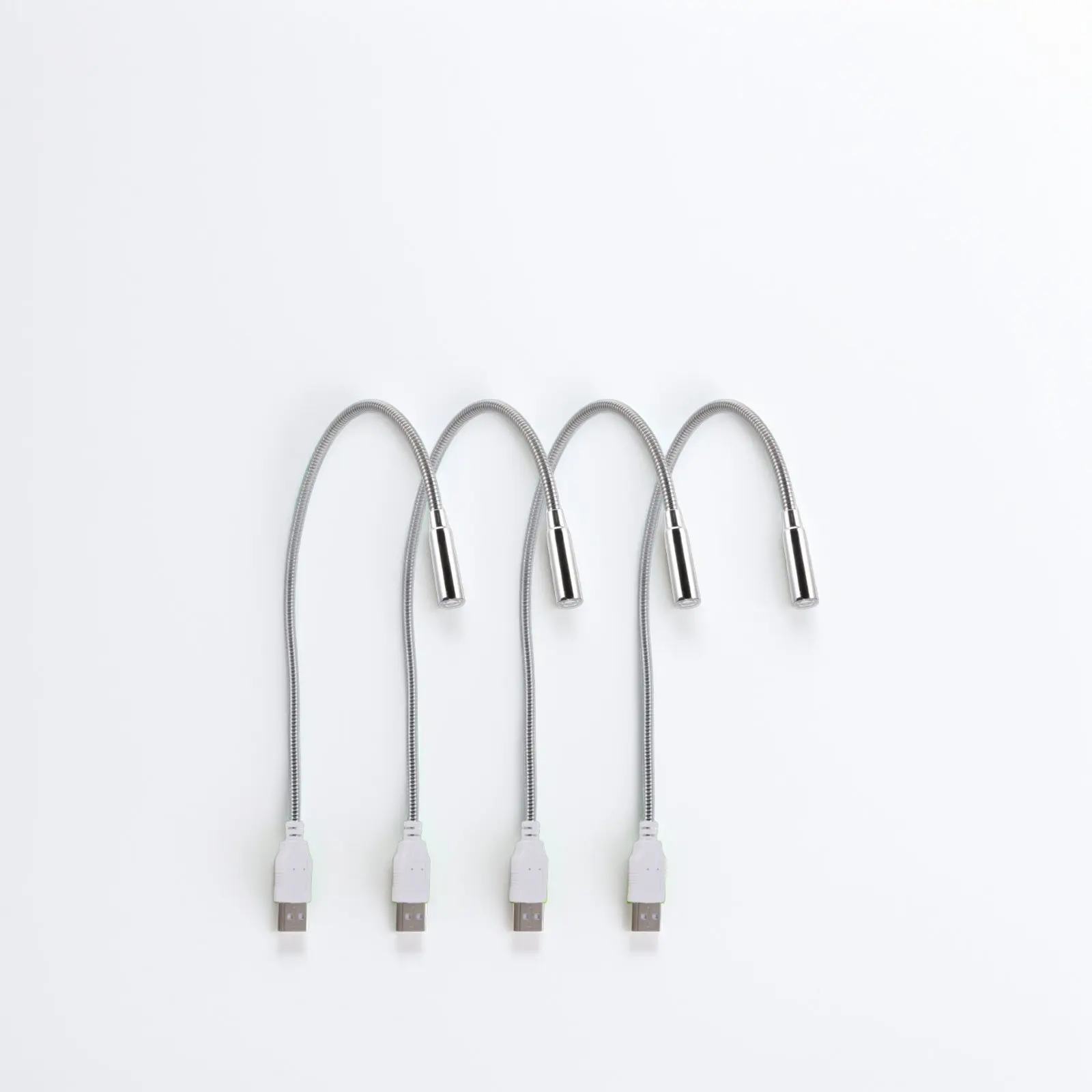 

4Pcs USB Night Light Keyboard Light Bendable Gooseneck Design for Laptop Eye Comfort Office Cafe Dorm Living Room Portable