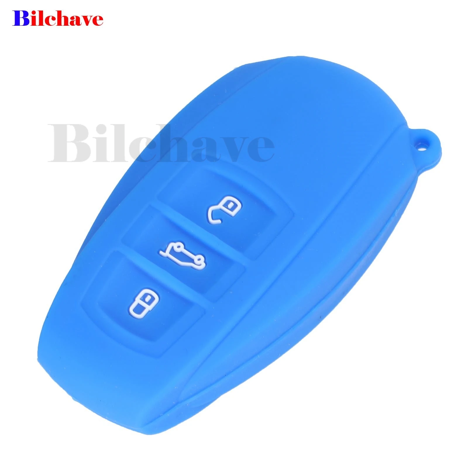Jingyuqin 3 Tombol Karet Keyless Entry Pintar Key Case Silikon Cover Untuk Vw Touareg Car Styling L2032