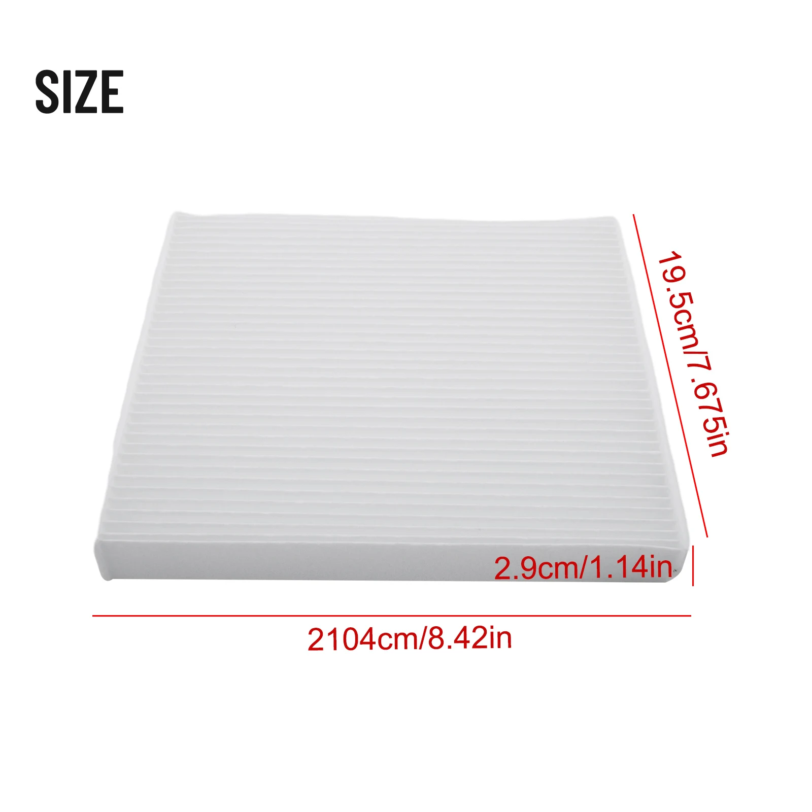 A/C Cabin Air Filter For Toyota 87139-YZZ20 87139-YZZ08 EAA For COROLLA For 4RUNNER For LEXUS CT200H ES300H ES350 GS350