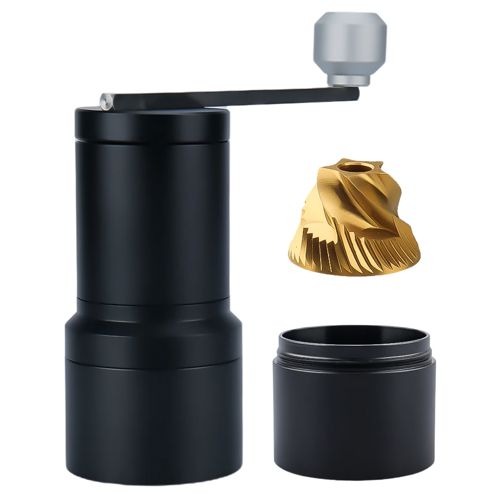 مطحنة قهوة محمولة بمنفذ USB من التيتانيوم، شفرة كهربائية يدوية، مطحنة قهوة يدوية قابلة للتعديل #3