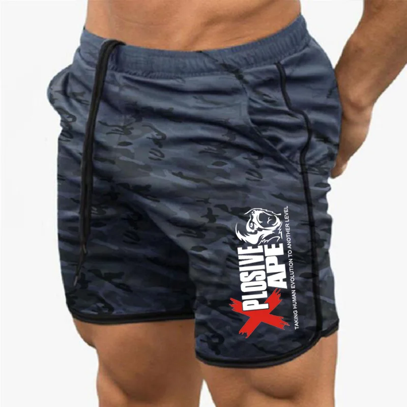 New Men Shorts Gym Fitnes Loose Shorts Running Sports Basketball Shorts Summer Quick-dry Short Pants Male Casual Beach Shorts