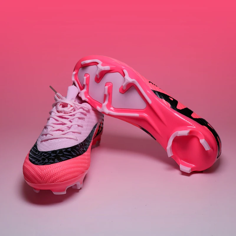 

8528 Pro Mens Football Boots Boys Training Studded Fast Soccer Cleats Outdoor Non Slip Football Shoes for Man 35-45