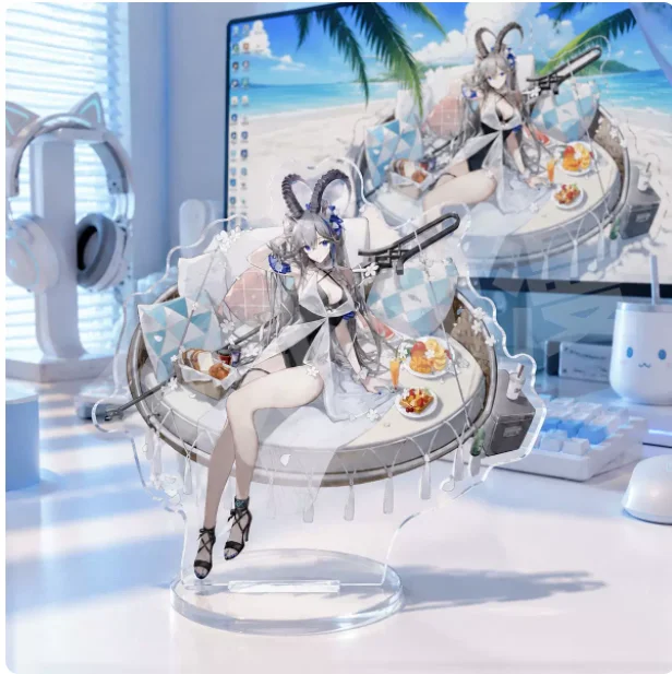 Japanese Anime Arknights:Endfield Akkord Acrylic Stand Figure Model Plate Cosplay Collection Desktop Decor Gifts XTRJ