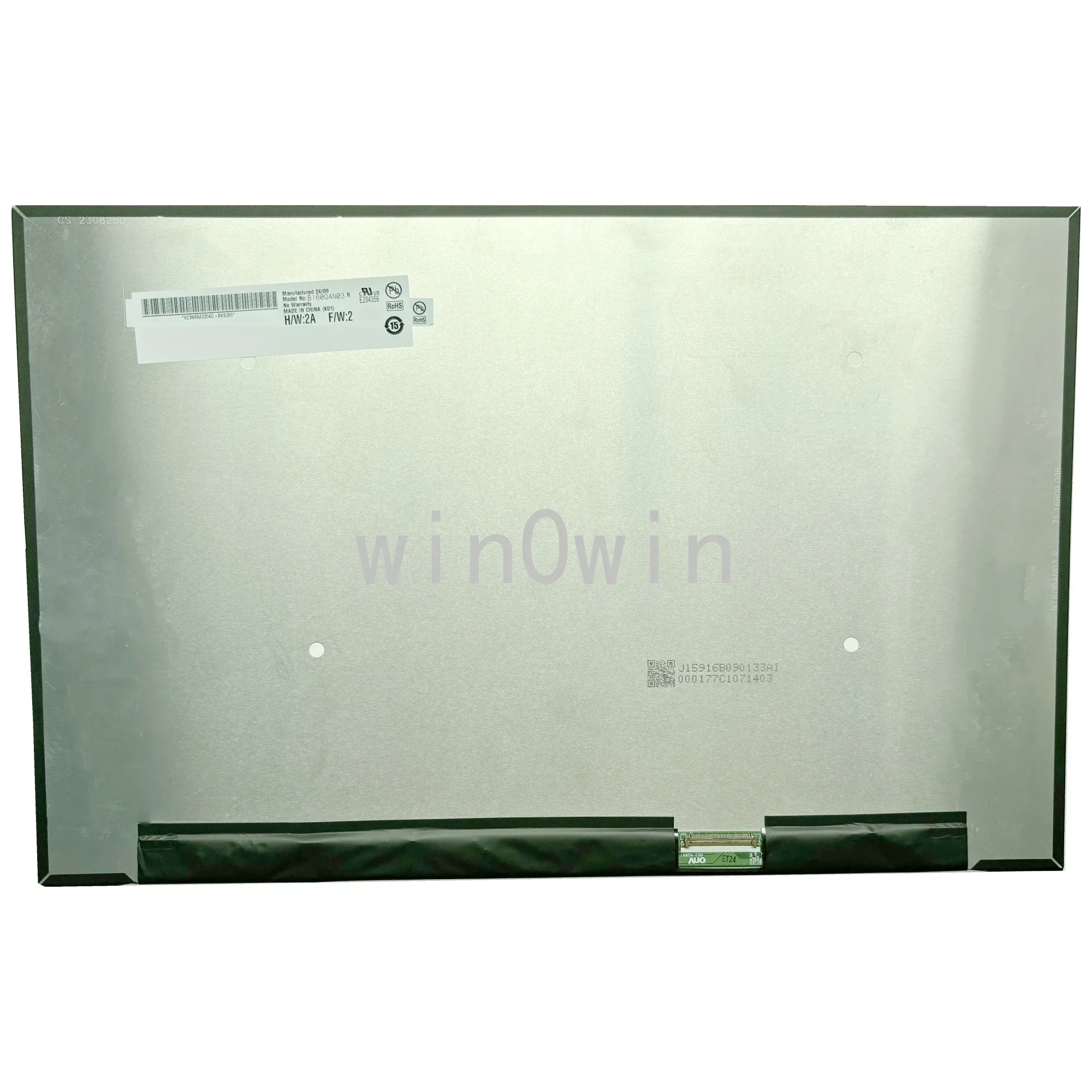 

B160QAN03.R IPS 16,0-дюймовый матричный ЖК-экран для ноутбука