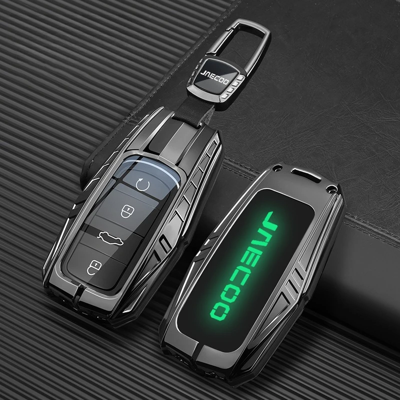 

For Chery Jaecoo J7 J8 Zinc Alloy Car Key Remote Case Cover Key Cover Keychain Fob Car Smart Key Shell Protector Car Accessories