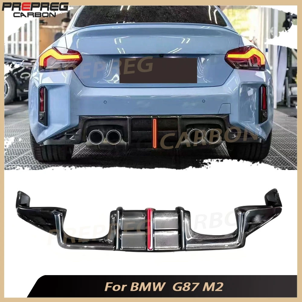 

Для BMW G87 M2 2023+ Задний диффузор из карбона, накладка на задний бампер, спойлер, комплект обвеса для автомобиля