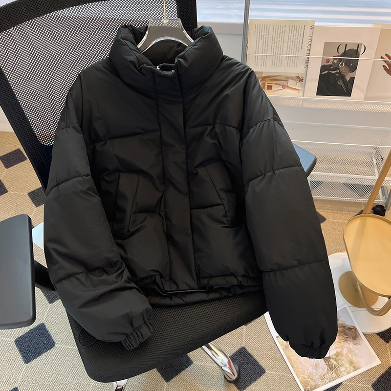 Manteau léger en duvet de coton pour femmes, Version coréenne, coupe ample, résistant au froid, idéal pour la saison hiver
