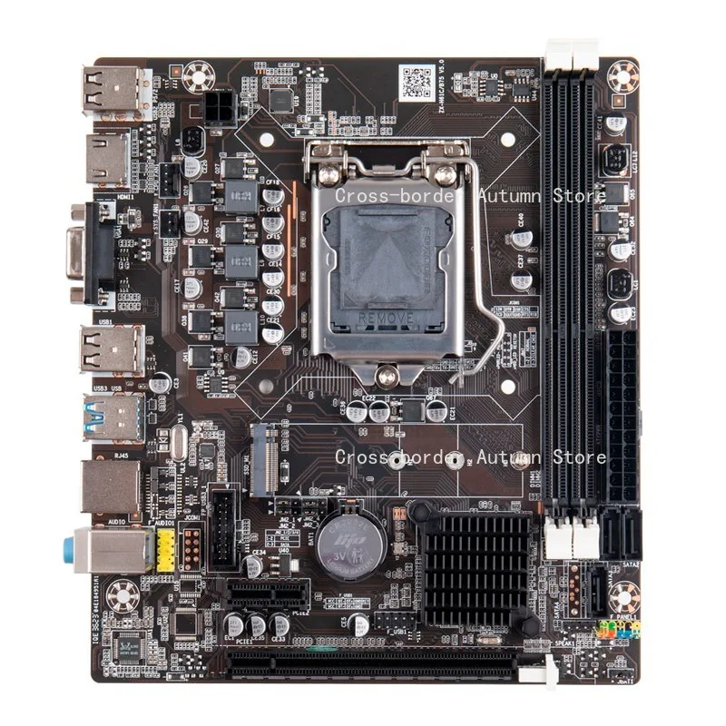 New H61 Desktop Motherboard LGA 1155 Socket Support 2nd 3rd Gen Core I3 I5 CPU