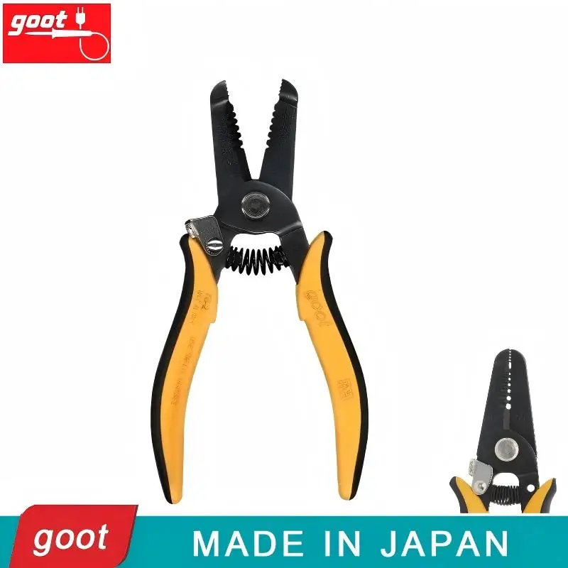 

Goot YS-2/YS-3 Decrustation Pliers - 0.21-2.59mm (AWG10-30) Multifunctional Wire Stripper, Electrician Tool