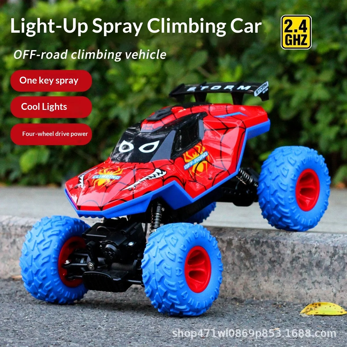 camion-telecomandato-fuoristrada-a-quattro-ruote-motrici-24-ghz-con-luci-led-e-funzione-spray-veicolo-hobby-per-tutti-i-terreni