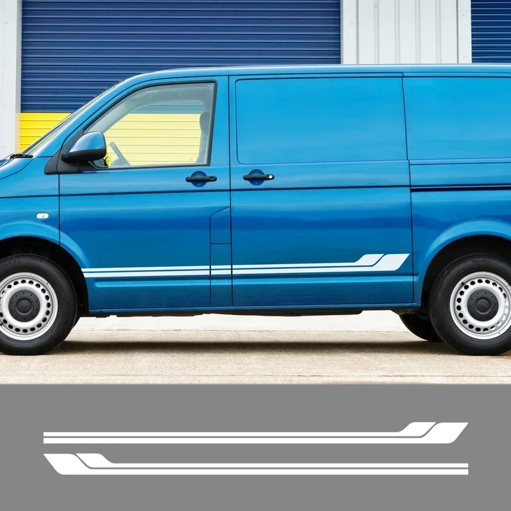 Creative Car Both Side Vinyl Sticker Auto Door Decal Body Decor AutoTuning Accessories For Volkswagen VW TRANSPORTER T4 T5 T6