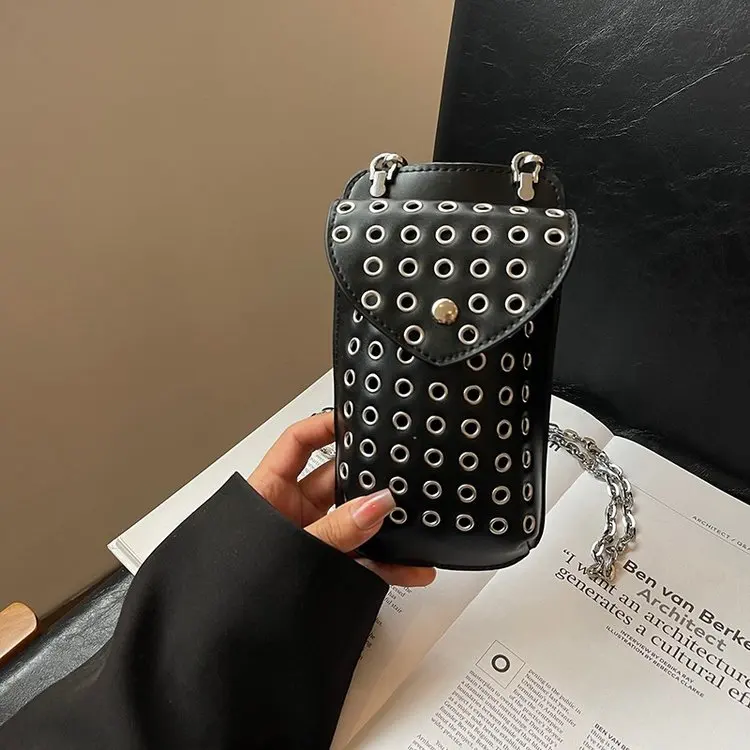 

Новая сумка-кроссбоди для телефона с вырезами 2026 года, уникальный дизайн, регулируемый плечевой ремень, модная женская сумочка