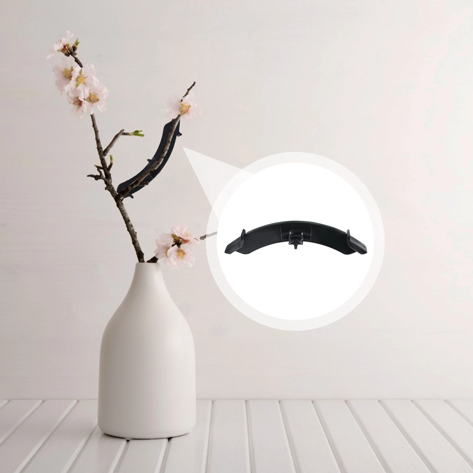 

10 Pcs Shape Twisting Clip Plant Branch Shaping Fixing Device Medium Black Bender