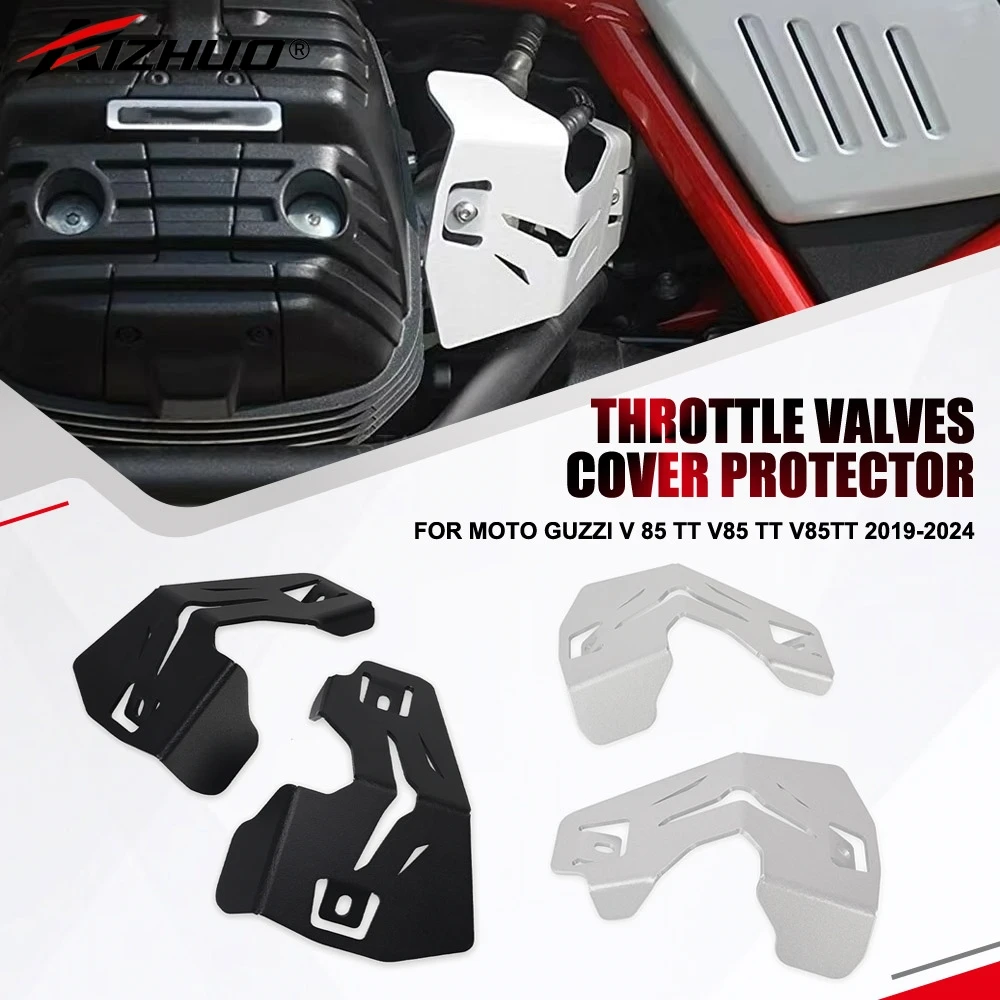 

Motorcycle Throttle Valves Cover Protector For MOTO GUZZI V 85 TT V85 TT V85TT 2019- 2024 Throttle Body Guards Cover Protection