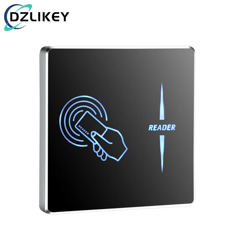 Professional 13.56Mhz NFC RFID Card Reader for Access Control System,Slim Metal with Wiegand26/34,RS232,RS485,UART TTL Formats