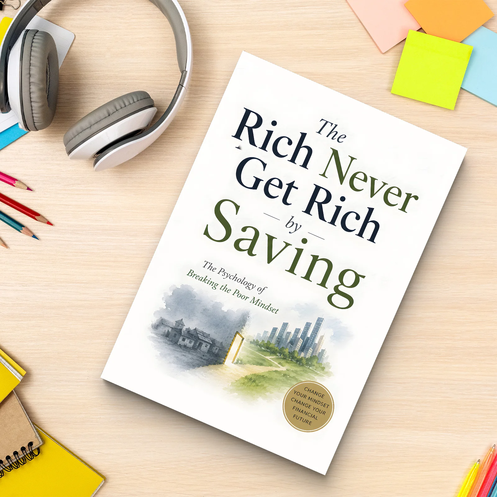 The Rich Never Get Rich by Saving Money, Psychology to Break the Poor Mindset, Wealth Mindset Personal Finance Self Help Book