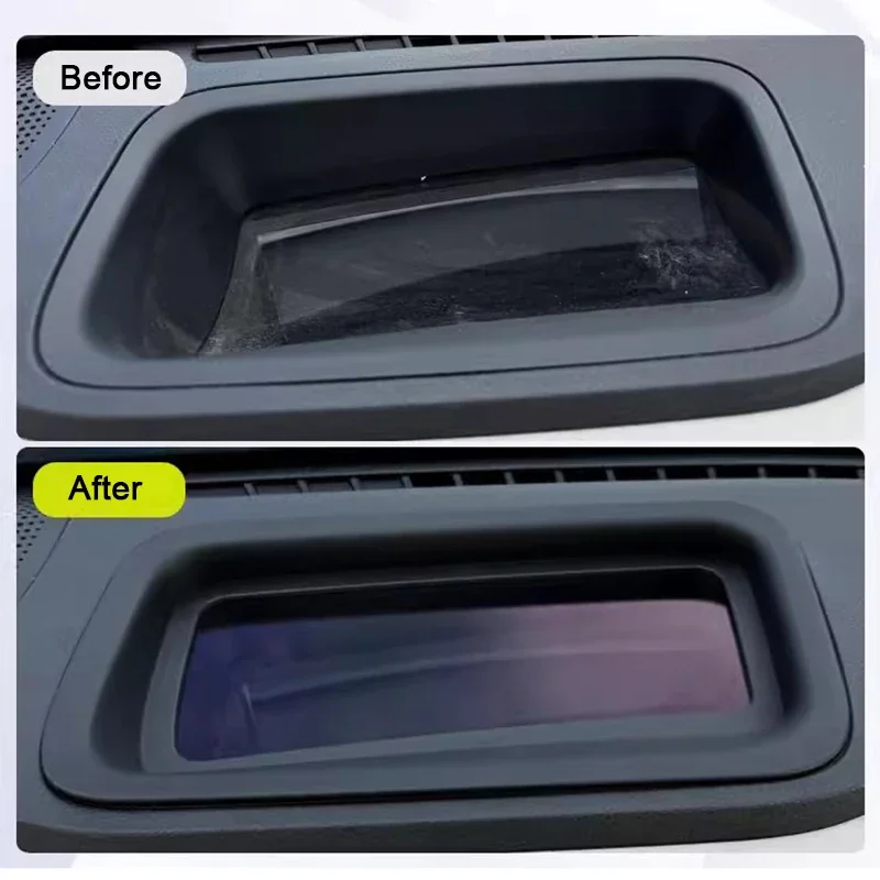 Car Head Up Display Protector for Mercedes Smart Elf #1 Car HUD Display Protective Cover HD Tempered Glass Anti Reflection