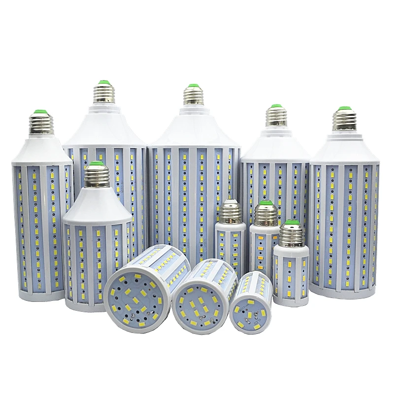 Lampada 30W 40W 50W 60W 80W 100W LED Lamp 5730 SMD E27 E40 E26 B22 110V 220V Corn Bulb Pendant Lighting Chandelier Ceiling Light