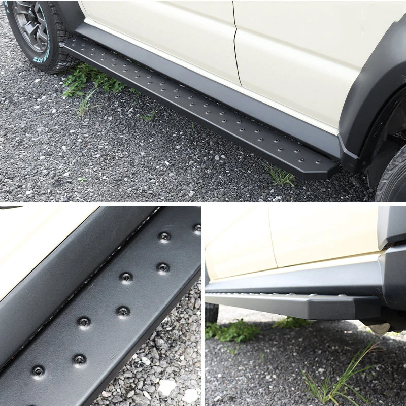 Side Steps / Rock Sliders for Suzuki Jimny 5-Door 2023-2026, Steel E-Coated Powder Coated 150kg Load Capacity Offroad, JMN151