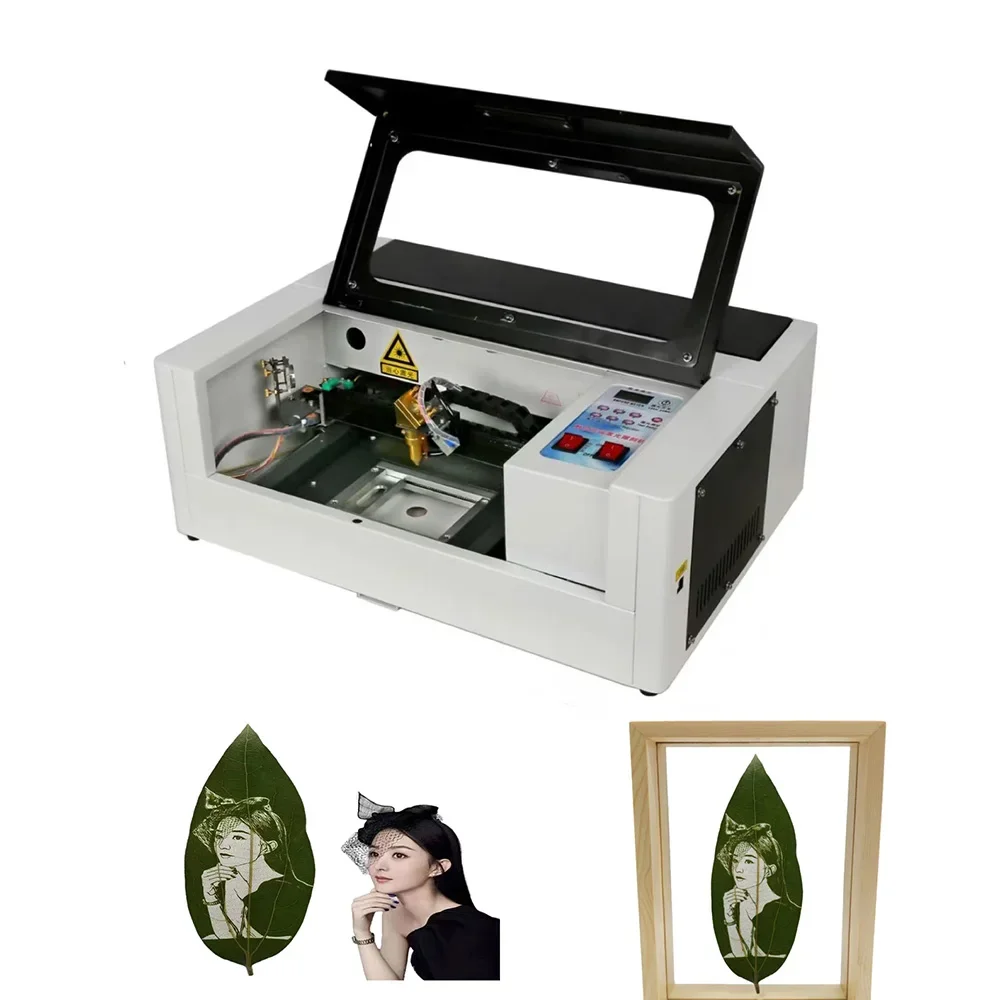 

Small CO2 Leaf Engraving Wood Printer Photo Printing on Leaves